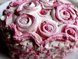 Gateau Bouquet de Roses, savoie chantilly