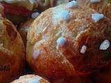 Petites chouquettes à la farine de gland