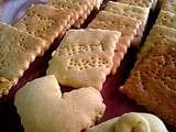 Petits biscuits style thé, au miel, vanille et fleur d'oranger