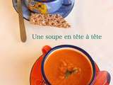 Soupe de pois chiches à la tomate