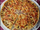 Quiche aux champignons et jambon