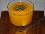 Velouté de carottes à l'orange