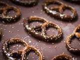 Bretzels au chocolat et sel de Guérande