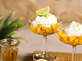 Coupe d’ananas au rhum vanille & sa chantilly à la noix de coco