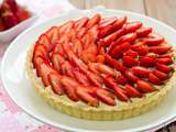 Tarte aux fraises à la crème pâtissière