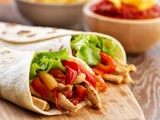 Wraps au poulet grillé