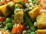 Couscous de tofu aux légumes