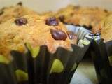 Muffins de tomates vertes et pépites de chocolat