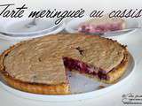 Tarte au cassis meringuée