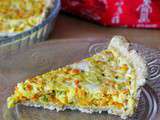 Quiche aux légumes {carottes, navets, courgettes}