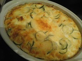 Gratin de courgettes et céréales