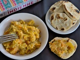 Curry de patate douce et courge accompagné de chapati - Une ribambelle d'histoires