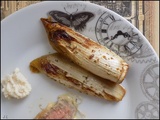 Endives braisées au miel et romarin