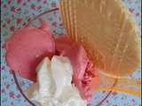 Glace à la fraise (recette sans oeufs)