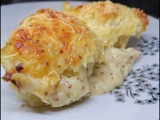 Gratin de chou fleur à la sauce moutarde et fromage