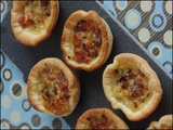 Minis quiches aux 3 oignons