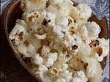 Pop corn caramélisés à la noix de coco