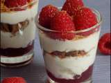 Verrine ricotta-framboises