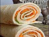 Wraps au poulet et à la mangue