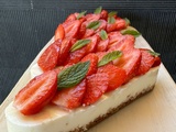 Cheese cake fraises sans cuisson