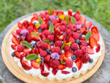 Pavlova aux fruits rouges pour les mamans