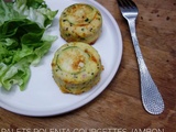 Petits cakes polenta courgettes jambon sans gluten