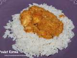 Poulet Korma...Escapade en cuisine