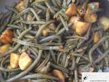 Haricots verts & pommes de terre épicées