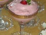 Mousse à la fraise facile