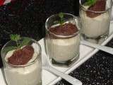 Verrine à la crème soyeuse de patates douces vanillé et mascarpone