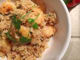 Riz Sauté aux Crevettes façon Thaï