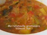 Ratatouille printanière au cook'in