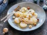 Carpaccio de Saint-Jacques aux noisettes grillées et citron tigré