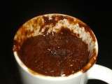 Mug cake au nutella