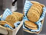 Biscuits  maison   comme des sablés britanniques (avoine, kamut, petit épeautre)