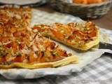 Tarte fondante aux abricots, amandes et pistaches