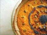 Quiche au potiron des antilles et curry