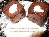 Gâteau à la poire et chocolat (concours)