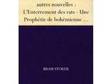 Lecture: l'enterrement des rats et autres nouvelles - stoker Bram