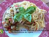 Linguines aux fruits de mer avec une touche méridionale