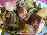 Marmite de haricots verts et filet mignon de porc