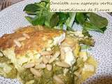 Omelette aux asperges vertes