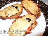 Pain de campagne coppa et fromage