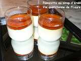 Panacotta au sirop d'érable