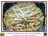 Pennes, asperges, maroilles et jambon Italien