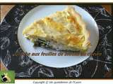 Quiche aux feuilles de blettes au chèvre