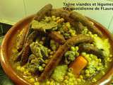 Tajine viandes et légumes