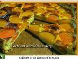 Tarte aux abricots au sirop