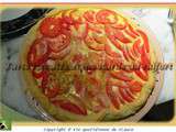 Tarte tomates et moutarde au raifort