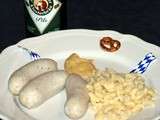 Ambiance Bavaroise : Weisswürst Und Spätzle